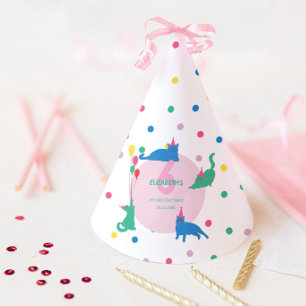 Playful Cats Purrfect Birthday Party Hat