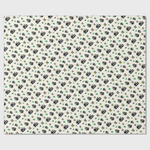 Playful cats wrapping paper