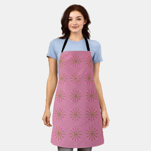 Playful Charm: Stylish Fun Polka Dot Design Apron