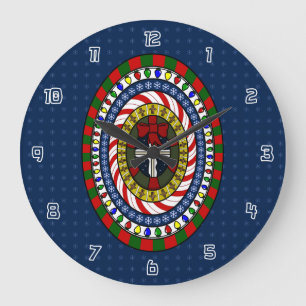 Playful Christmas Clock