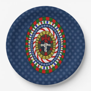 Playful Christmas Paper Plate
