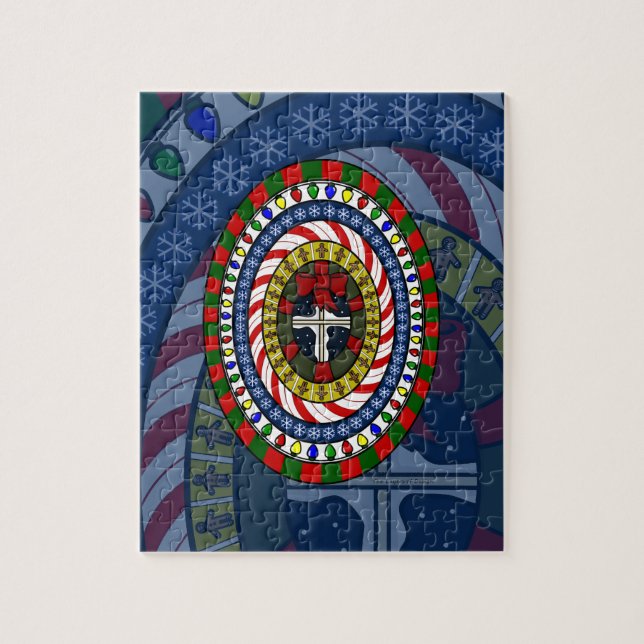 Playful Christmas Puzzle (Vertical)