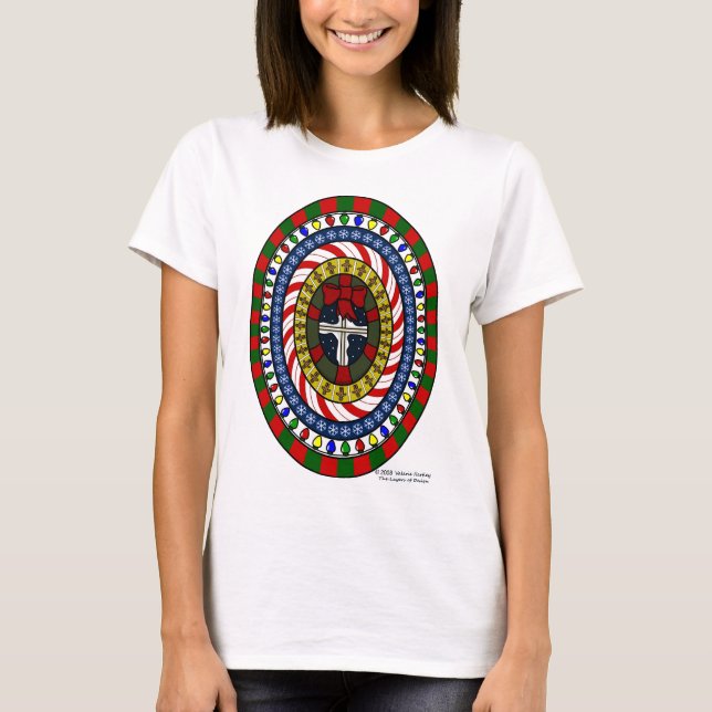 Playful Christmas Women's Light Shirt (Front)