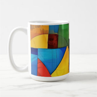 Playful Color Blocks Coffee Mug