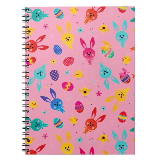 Playful & colourful design kids Spiral Notebook (Front)
