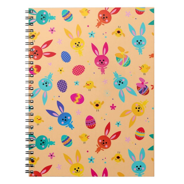 Playful & colourful design kids Spiral Notebook (Front)