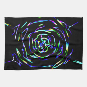 Playful Colourful Pattern Tea Towel