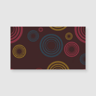 Playful, colourful, trendy, cool striped circles