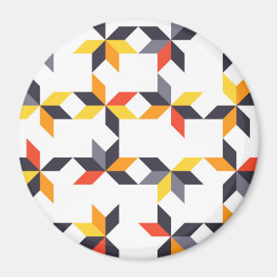 Playful, colourful, trendy, urban cool illustratio magnet