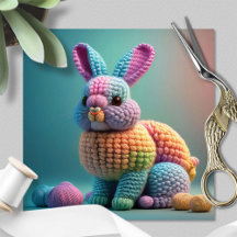Playful Cute Bunny Easter