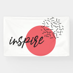 Playful, cute, modern, simple design of Inspire Banner