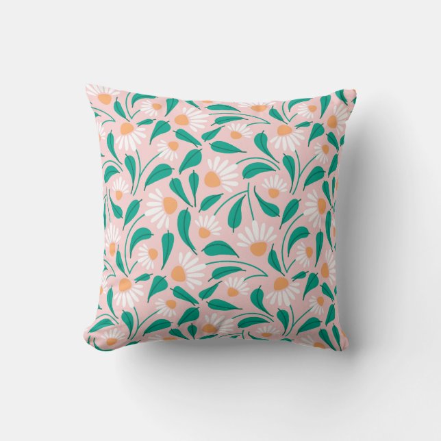 Playful Daisy Meadow Cushion (Front)