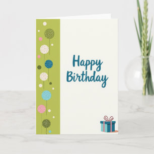 Playful Dandelion Birthday Card
