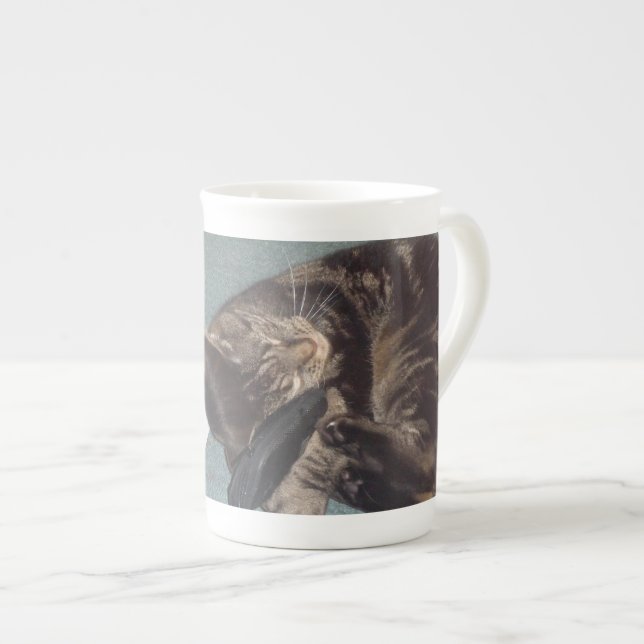 Playful Dave Bone China Mug (Front Right)