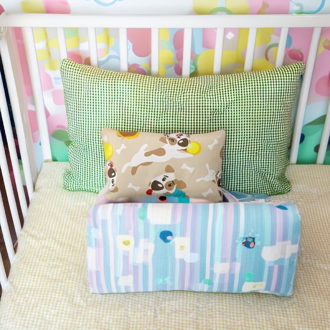 Playful Dog Lumbar Cushion (Great gift for the baby!)