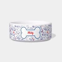Playful Dog Pattern Personalised Pet Template