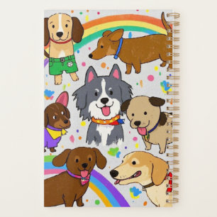 Playful Dogs Puppies Planner
