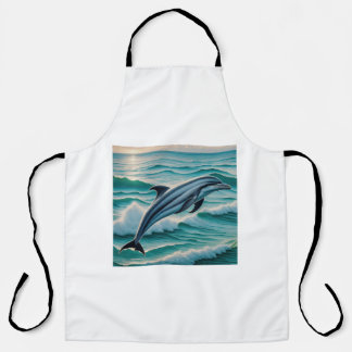 Playful Dolphin Apron Designs