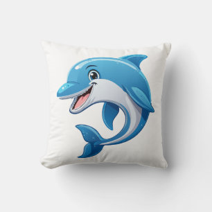 Playful Dolphin Cushion