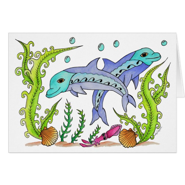 Playful Dolphins (Front Horizontal)