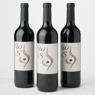 🍷 Playful & Elegant Wine Label Design 🎨🍇