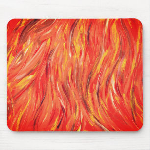 Playful Energy and Passion Original Abstract Art Mouse Pad