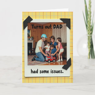 Playful Fathers Day Truck Card