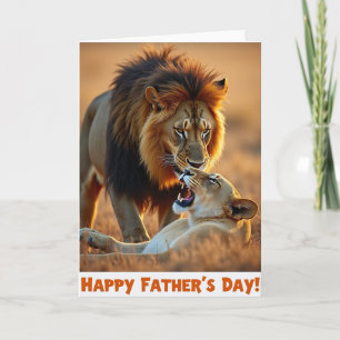 Playful Felines Fathers Day Card
