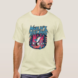 Playful Fish Art: Marlin Designs T-Shirt