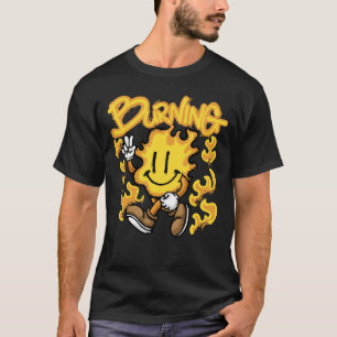 Playful Flames streetwear T-Shirt