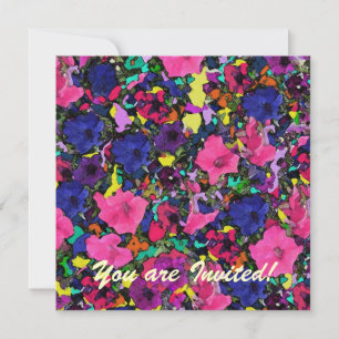 Playful Flowers ~ Invitations