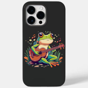 Playful Frog with Banjo - Cute Musical Amphibian Case-Mate iPhone 14 Pro Max Case