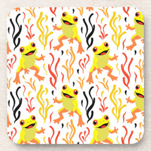 Playful Frogs Coaster