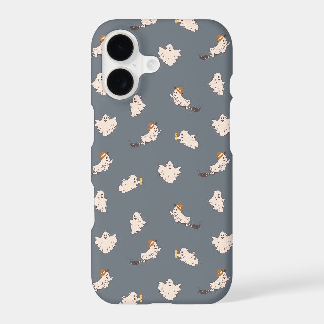 Playful Ghosts Halloween Pattern Samsung Galaxy S21 Case (Back)