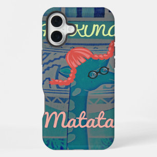 Playful Giraffe Art: An African Delight iPhone Case