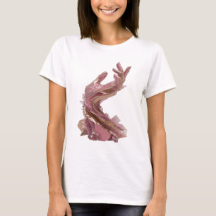 Playful Gold ABSTRACT ART Abstract Design T-Shirt