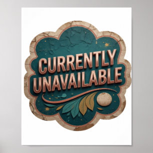 Playful Gold CURRENTLY UNAVAILABLE Poster