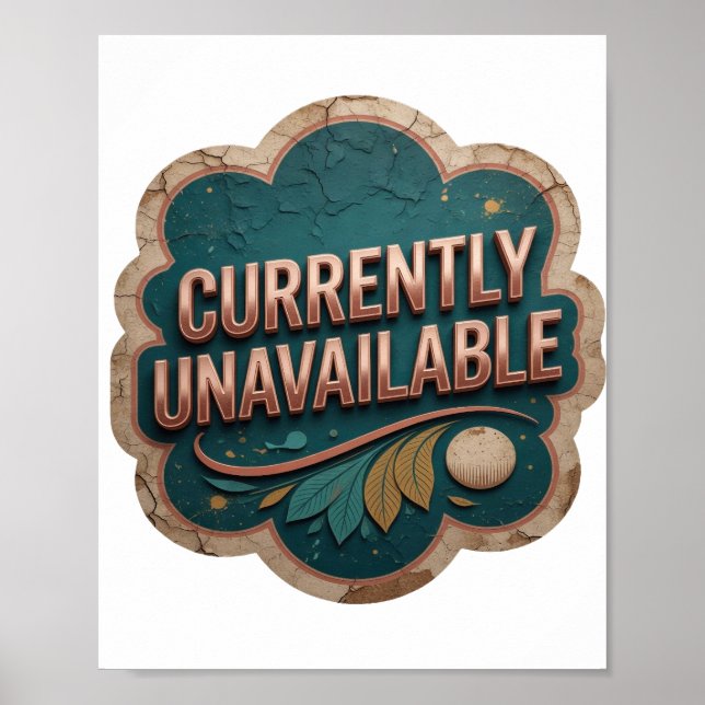 Playful Gold CURRENTLY UNAVAILABLE Poster (Front)