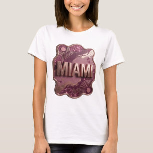 Playful Gold MIAMI Custom Tee
