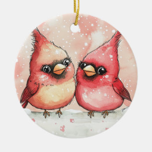 Playful Graphic Designs, Christmas Ceramic Ornament