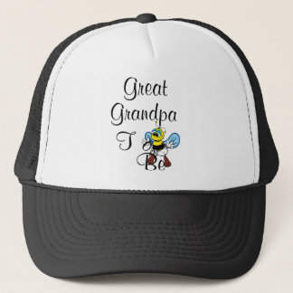 Playful Great Grandpa To Be Trucker Hat