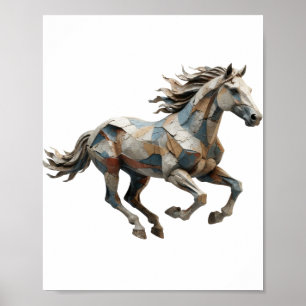 Playful Grey ABSTRACT ART Graphic Design Poster