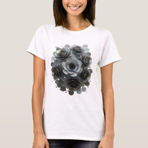 Playful Grey ABSTRACT ART Statement Design T-Shirt