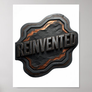 Playful Grey REINVENTED Poster