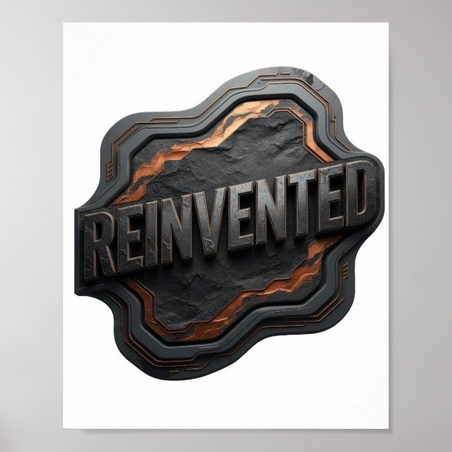 Playful Grey REINVENTED Poster (Front)