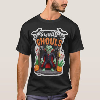 Playful Halloween design featuring vampire pumpkin T-Shirt