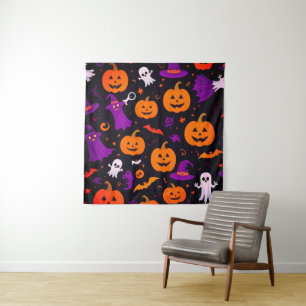 Playful Halloween Tapestry