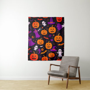 Playful Halloween Tapestry