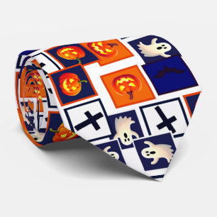 playful Halloween-themed pattern Tie