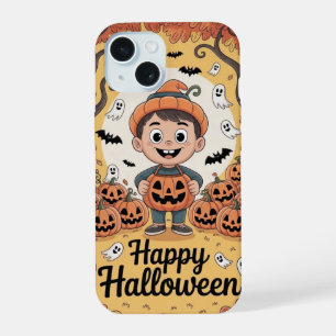Playful Happy Halloween Pumpkin iPhone / iPad case